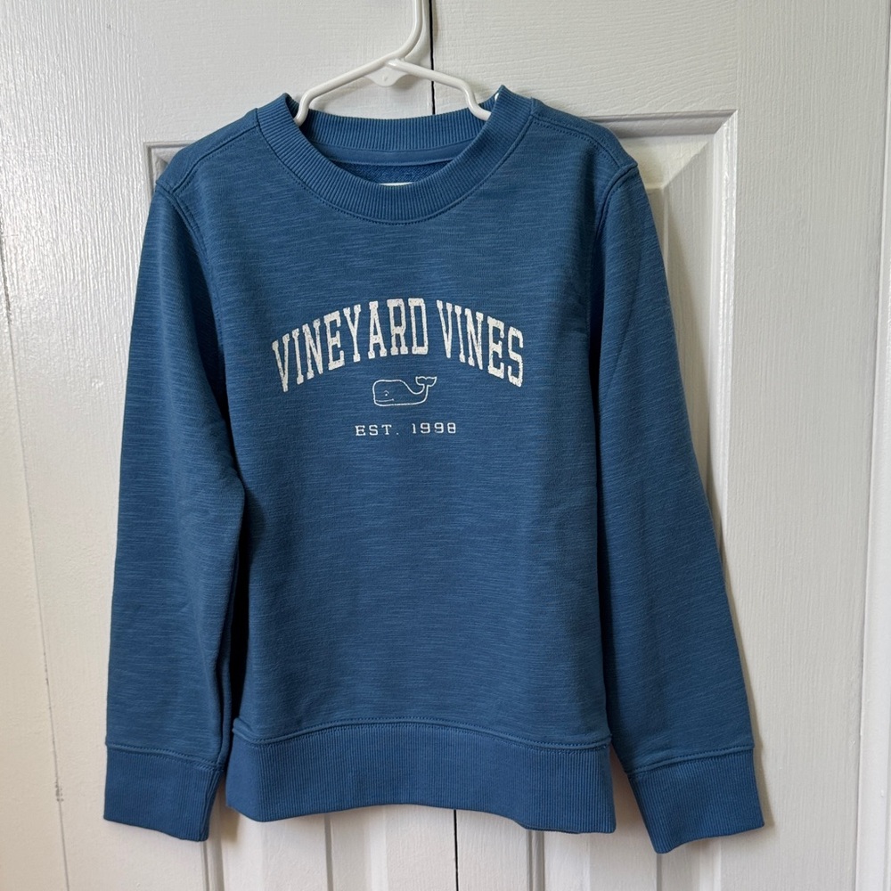 Boys Vineyard Vines Heritage Whale Crewneck